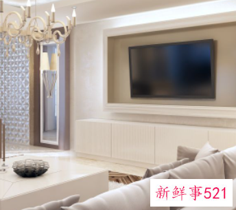 简单大气的电视背景墙