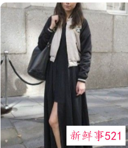 开叉长裙配什么上衣