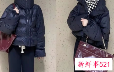 黑色羽绒服配什么丝巾