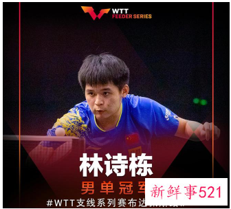 林诗栋在WTT支线赛夺下两冠一亚