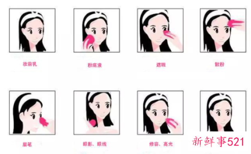 学生新手化妆步骤