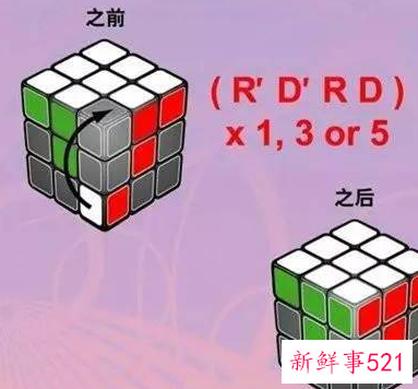 魔方教程公式口诀七步第一步