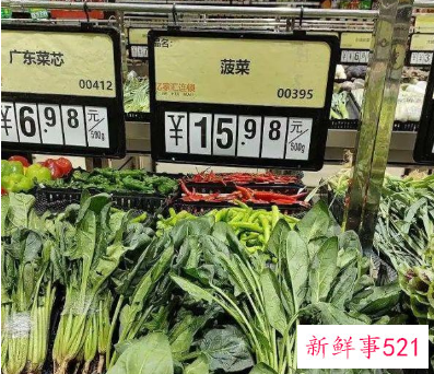 近期菜价因降雨致小幅度上涨