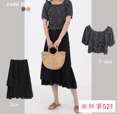 女生夏天简约穿搭