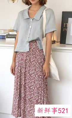 女生夏天简约穿搭