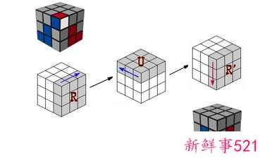 魔方教程公式口诀七步第一步