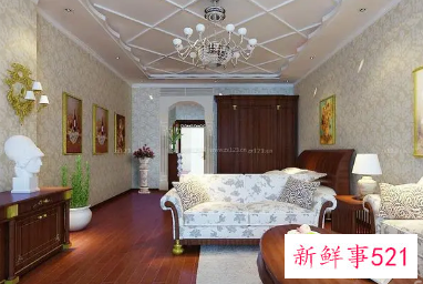 石膏线吊顶效果图