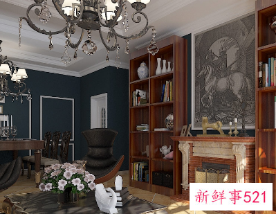 石膏线吊顶效果图