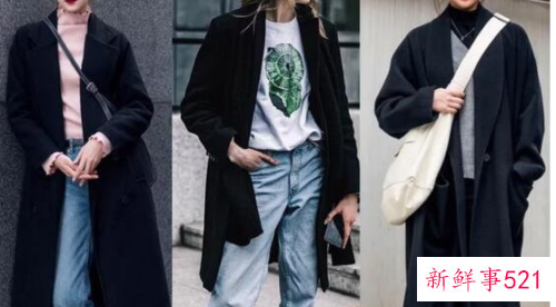 外套黑色的里面搭配什么颜色