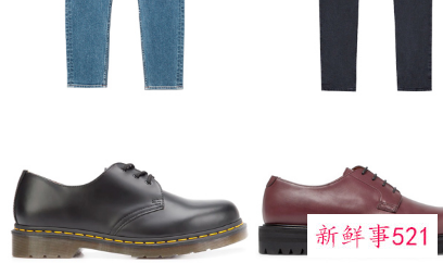 皮鞋配牛仔裤