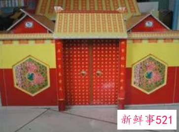 农村丧事纸扎图片