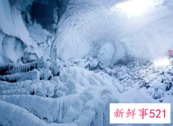 梦到洞里面结了很厚的冰