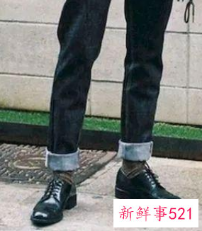 皮鞋配牛仔裤
