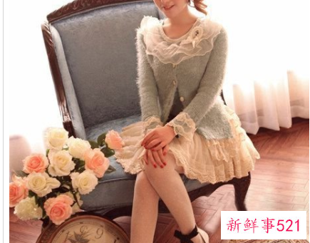 小女人性感搭配蕾丝雪纺不能少