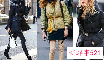 羽绒服怎么穿好看显身材