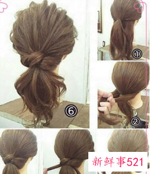 长头发怎么扎好看又简单易学