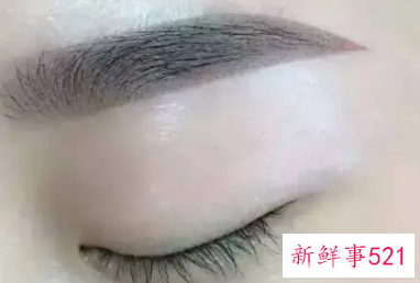 做完眉毛用生理盐水敷几天