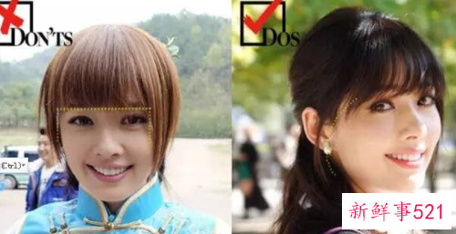 时尚刘海发型让你减龄秒变少女