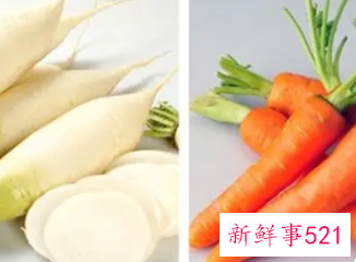红萝卜和白萝卜能一起吃吗
