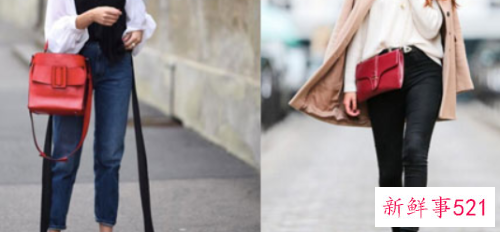 红色包包搭配技巧