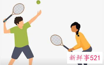 男人眼中打羽毛球的女人