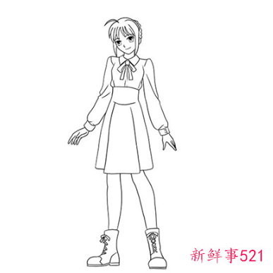 10一15岁画画教程女生