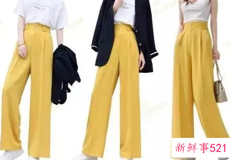 黄色运动裤搭配