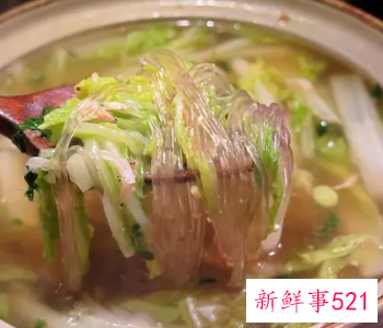 羊肉白菜粉条煲的做法