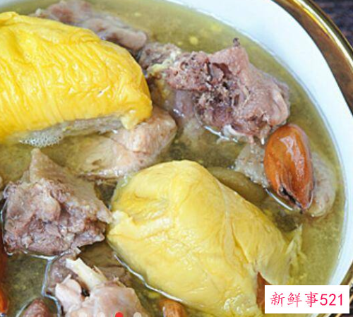 榴莲鸡汤的做法