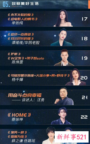 江苏卫视2022跨年节目单