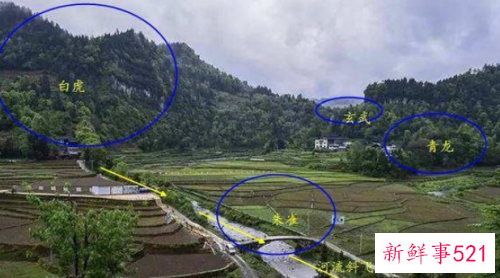 风水中的白虎压青龙