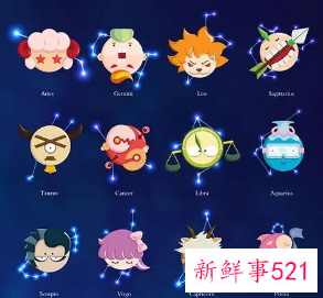 12星座男生的性格特点