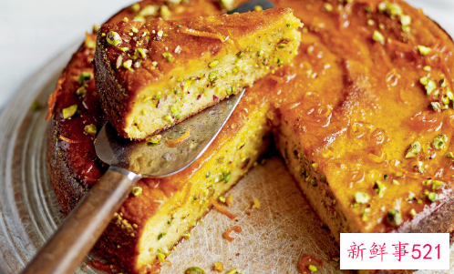 香柠玉米糊粘蛋糕