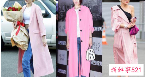 用浪漫甜美的芭蕾粉来滋润秋冬单调穿搭