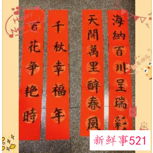 寓意美好的春联照片加感受