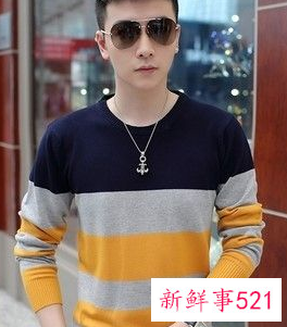 穿圆领毛衣怎么穿搭