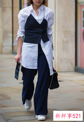 时尚博主演绎初秋的时髦穿搭