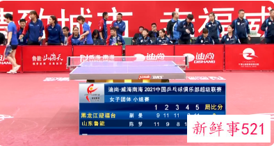 乒超陈梦爆冷不敌17岁小将