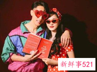 吴尊林丽吟婚纱照中西合璧十分抢眼