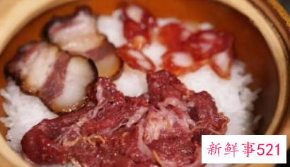 腊肠牛腩煲仔饭的做法