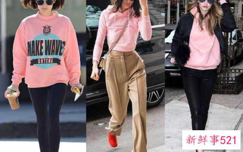 用浪漫甜美的芭蕾粉来滋润秋冬单调穿搭