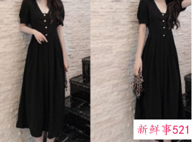 中年人的裙子连衣裙穿搭