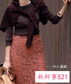 穿圆领毛衣怎么穿搭