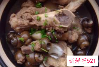 田螺排骨煲做法