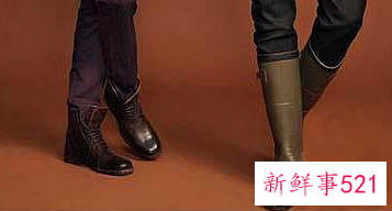 男士高筒靴搭配衣服图片