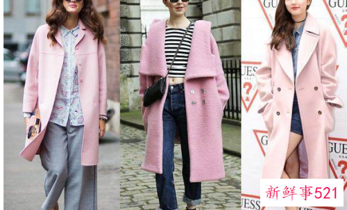 用浪漫甜美的芭蕾粉来滋润秋冬单调穿搭