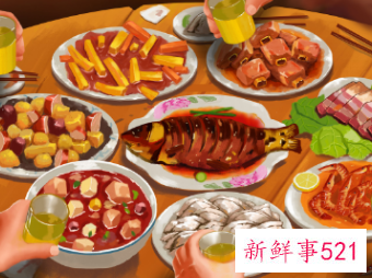 已婚女人梦见很多人在吃饭