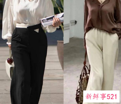 50岁女阔腿裤的穿搭