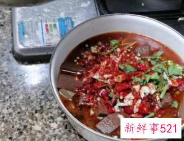 嫩猪血的制作方法