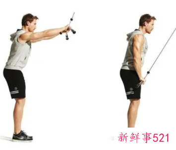 龙门架绳索下拉练什么